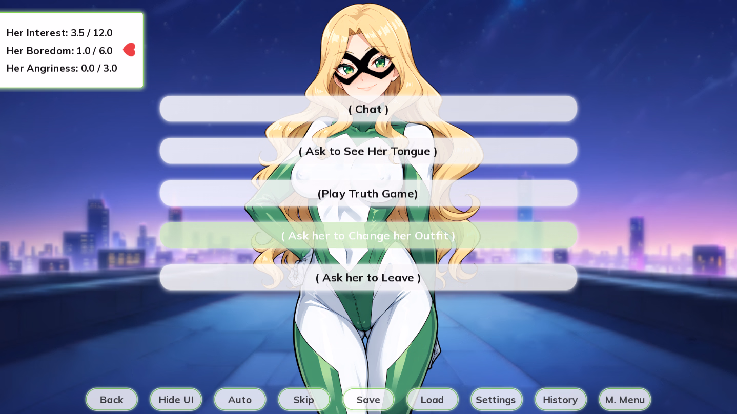 VN Ren'Py Abandoned A Night with SuperHero [Demo] [Naughty Narratives]