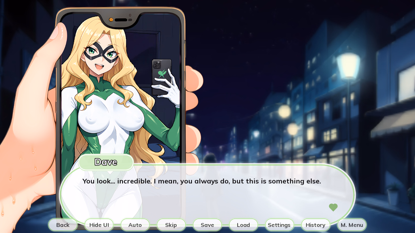 VN Ren'Py Abandoned A Night with SuperHero [Demo] [Naughty Narratives]