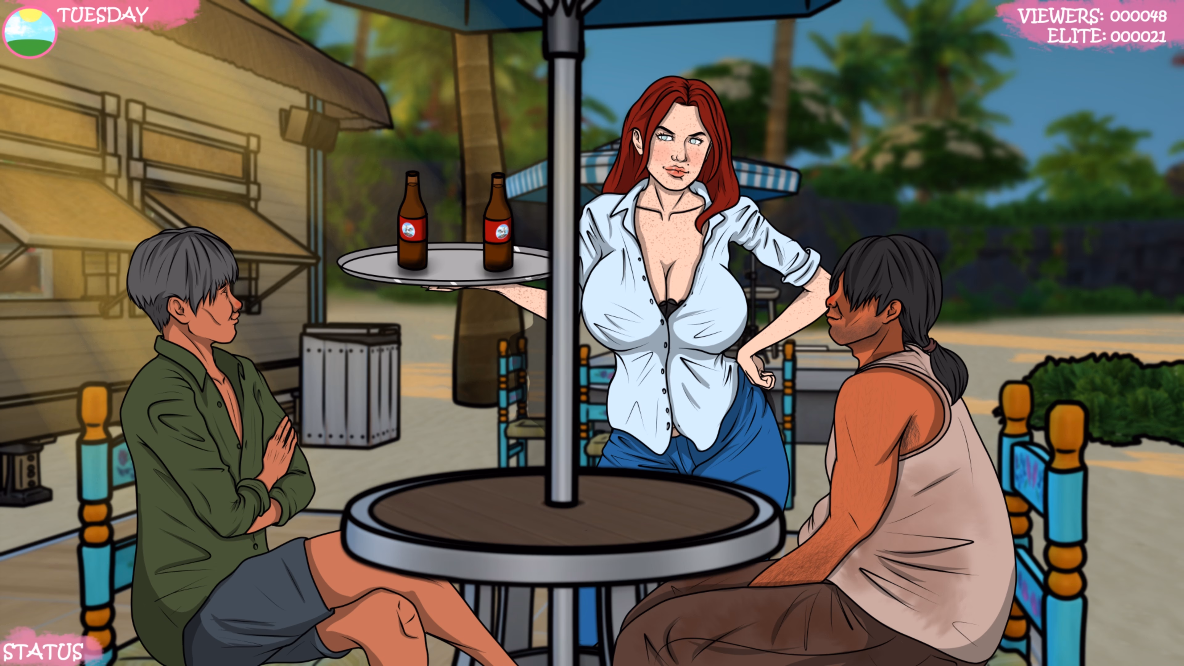 VN Ren'Py Lust Town, Amanda’s road to porn [v1.3] [NOSY GULL]