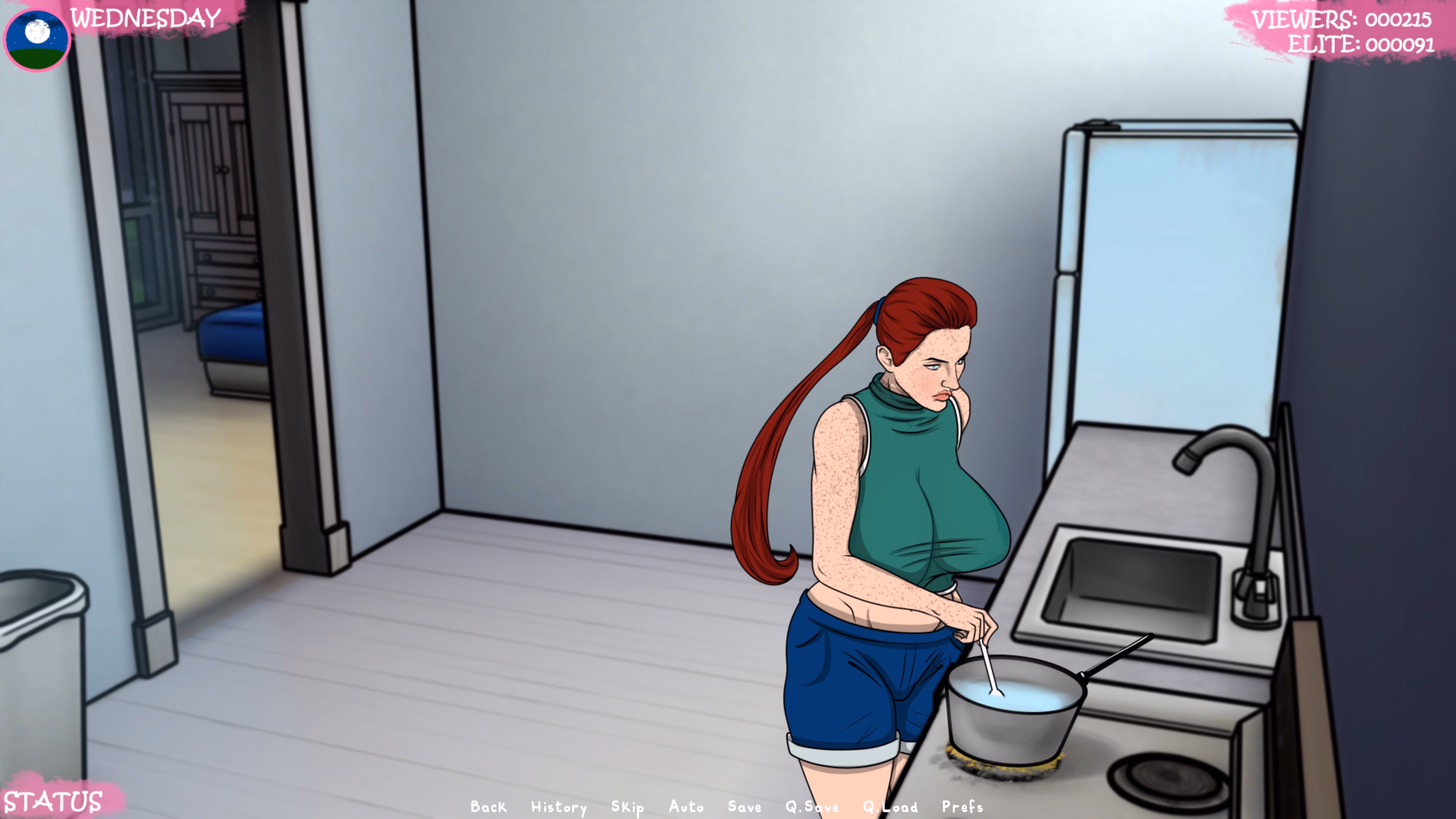 VN Ren'Py Lust Town, Amanda’s road to porn [v1.3] [NOSY GULL]