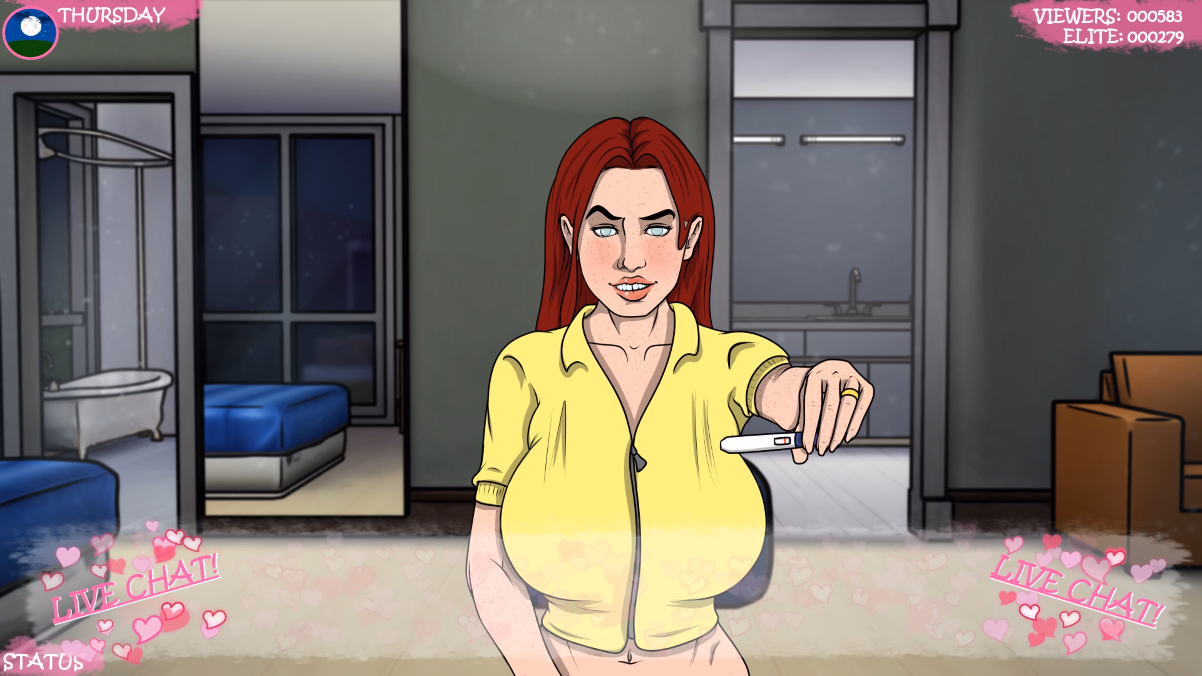 VN Ren'Py Lust Town, Amanda’s road to porn [v1.3] [NOSY GULL]