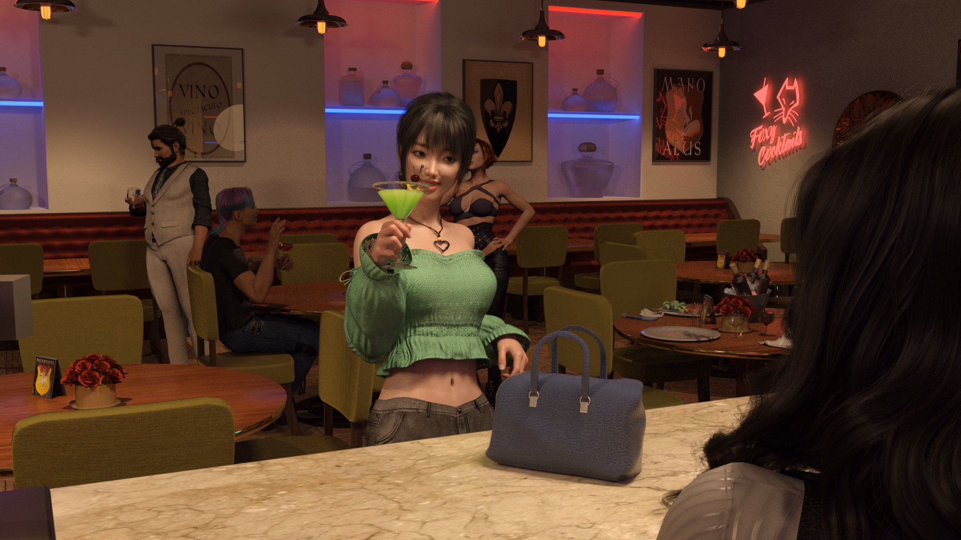 VN Ren'Py Onhold A Bar's Tale [v0.03] [EXEMPT Soft]