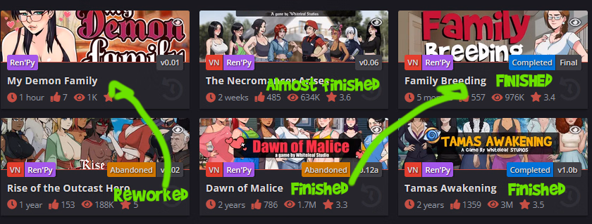 VN Ren'Py Completed My Demon Family [Final] [Whiteleaf Studio]