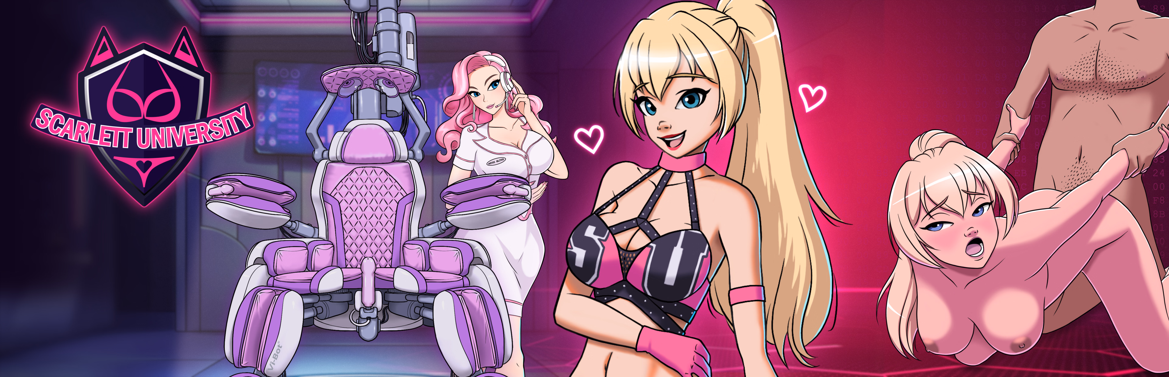 VN Unity Scarlett University [Demo] [BimboByte]