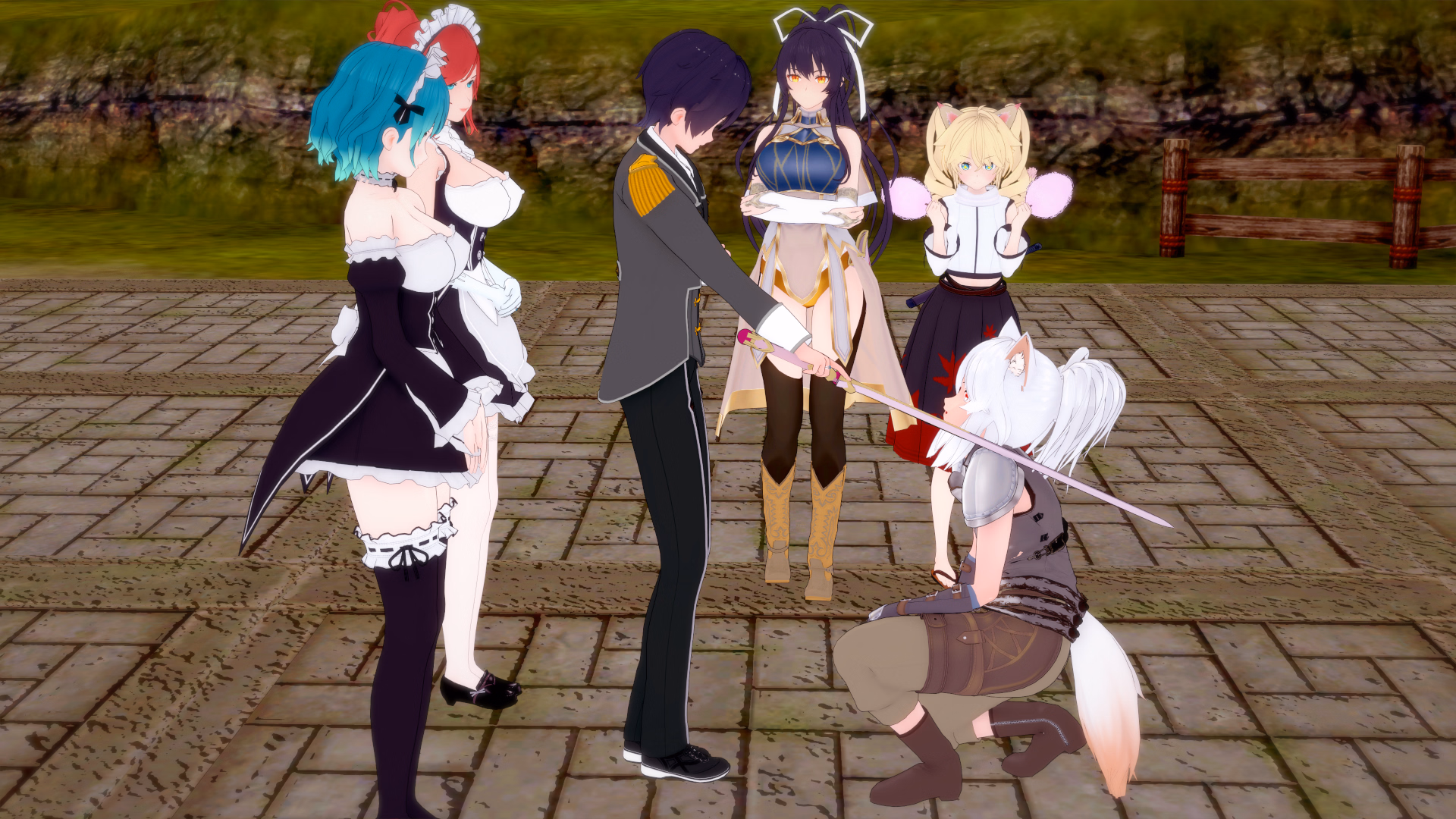 VN Ren'Py Onhold Grand Duke Valeran - Building a Harem in Another World [v0.5.0-public] [Mr.I.Game]