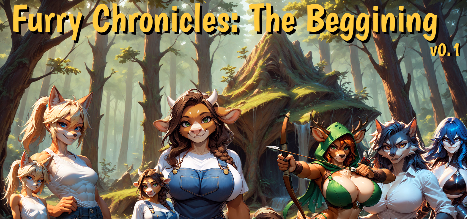 Ren'Py Furry Chronicles: The Beginning [v0.1] [Growth Guru] download