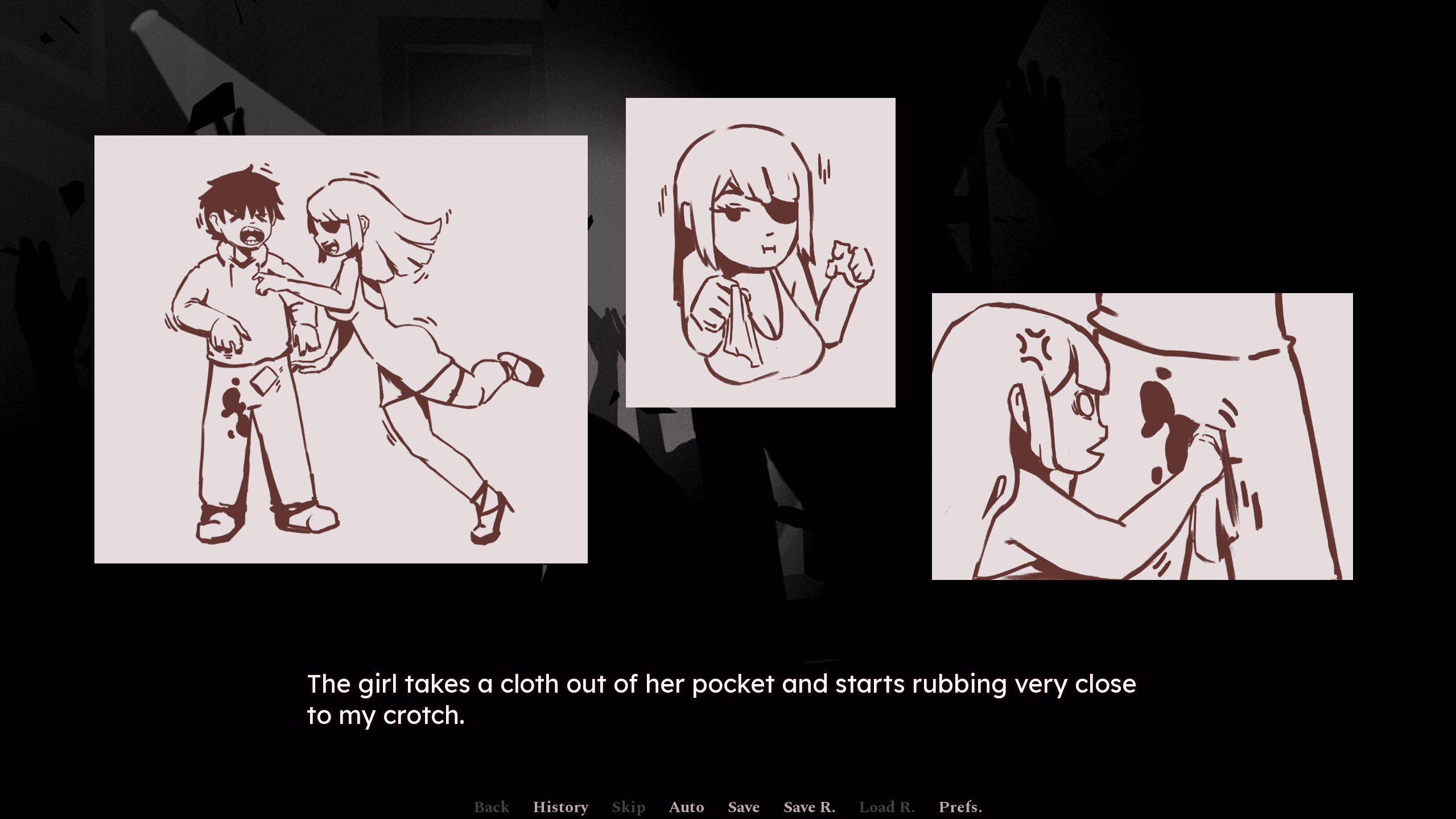 VN Ren'Py Abandoned Stray Sinner [v0.0.16] [Dog Strike Games]