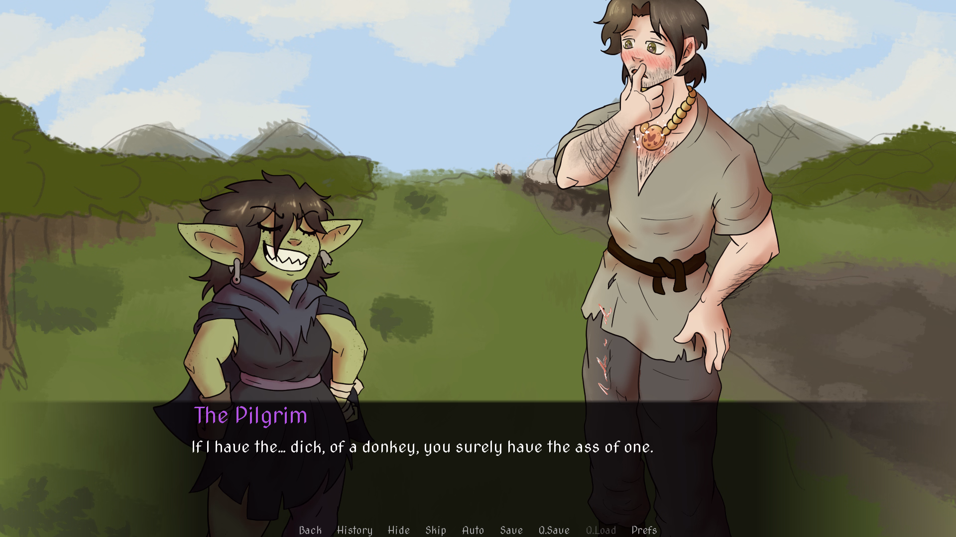 VN Ren'Py Completed Human-Hunting Hijinks [v1.5] [Down Bad Smut Games]