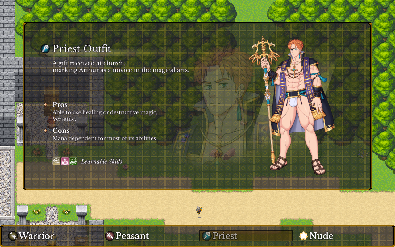 RPGM Arthur's Quest Between the Big Sword and the Bara Spirits [Demo] [Male Doll]
