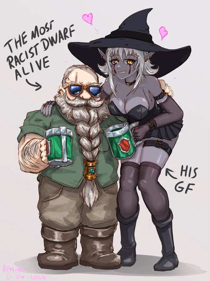 VN Ren'Py It's a Bit Sudden, but Now I Have a Brown Elven Girlfriend [v0.07] [S3 Digital]