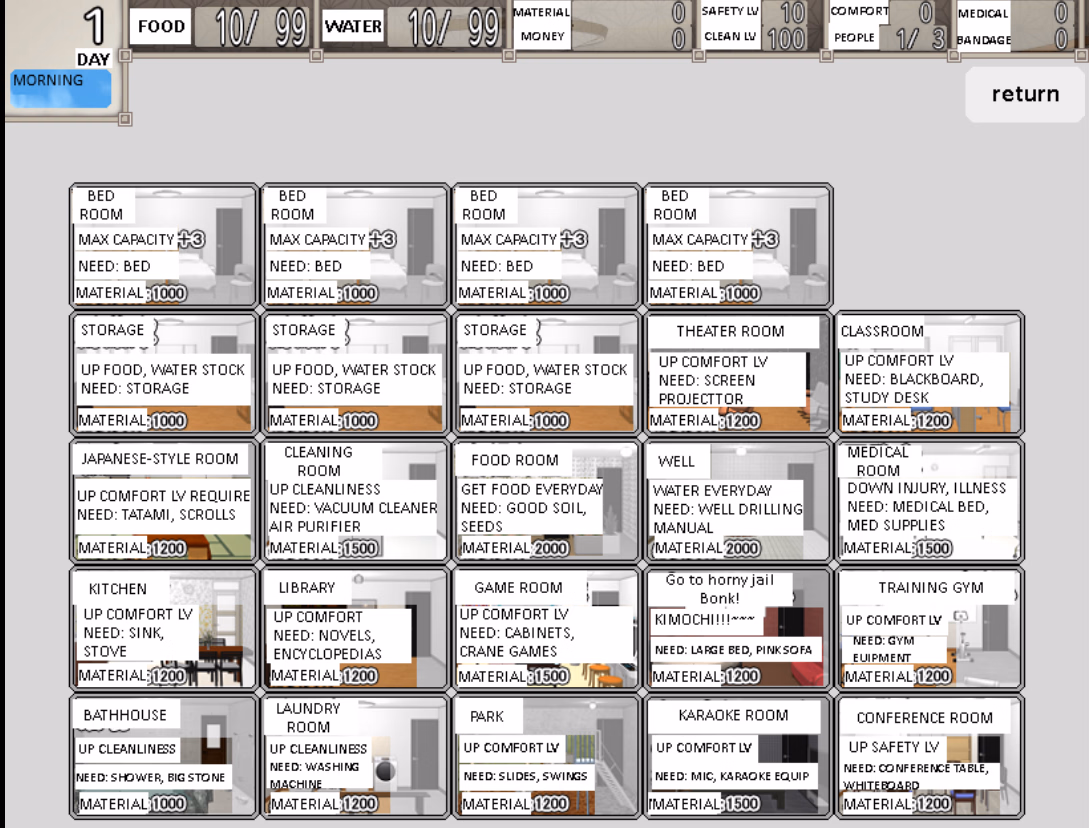 RPGM Completed Shuumatsu Shelter Seikatsu, Life in the End-of-the-World Shelter [v1.0.4] [7cm]