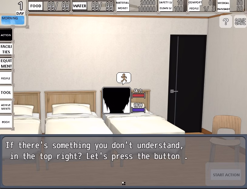 RPGM Completed Shuumatsu Shelter Seikatsu, Life in the End-of-the-World Shelter [v1.0.4] [7cm]