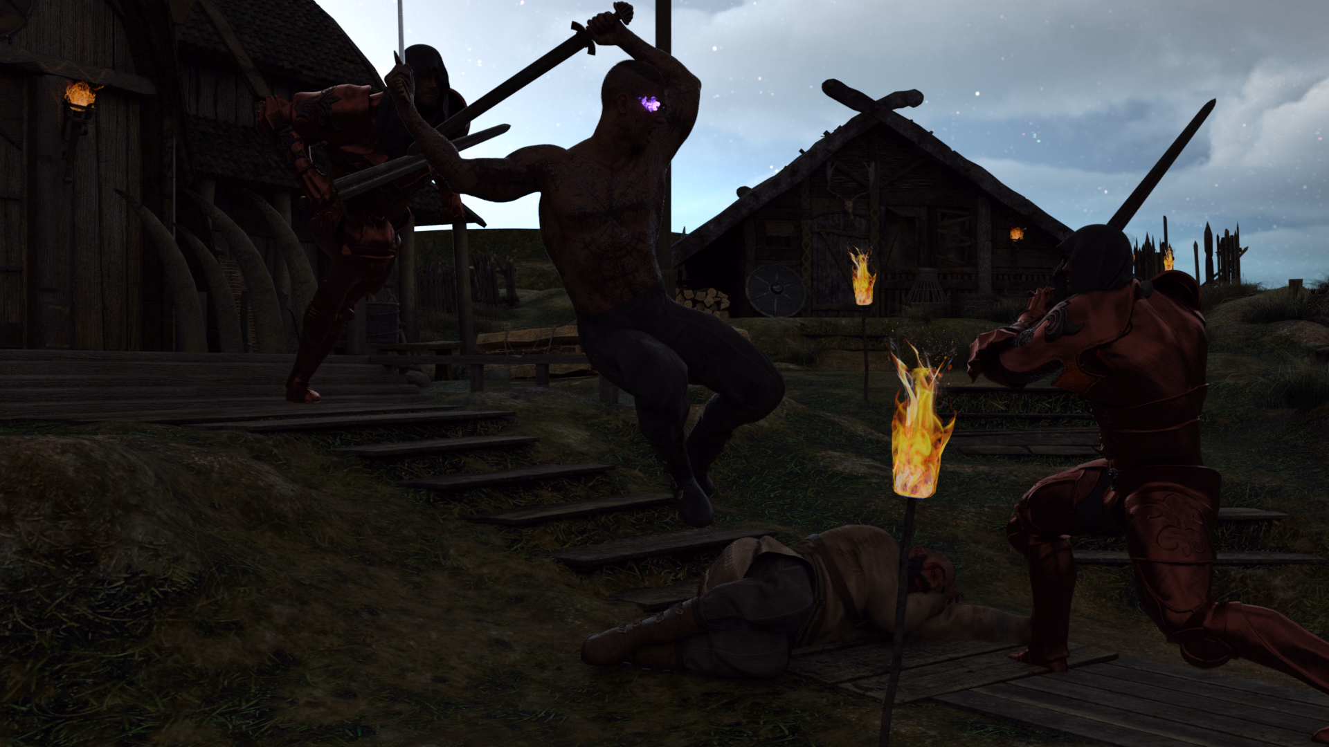 VN Ren'Py 4 Kingdoms Supremacy [v0.40] [Piggy Nose Games]