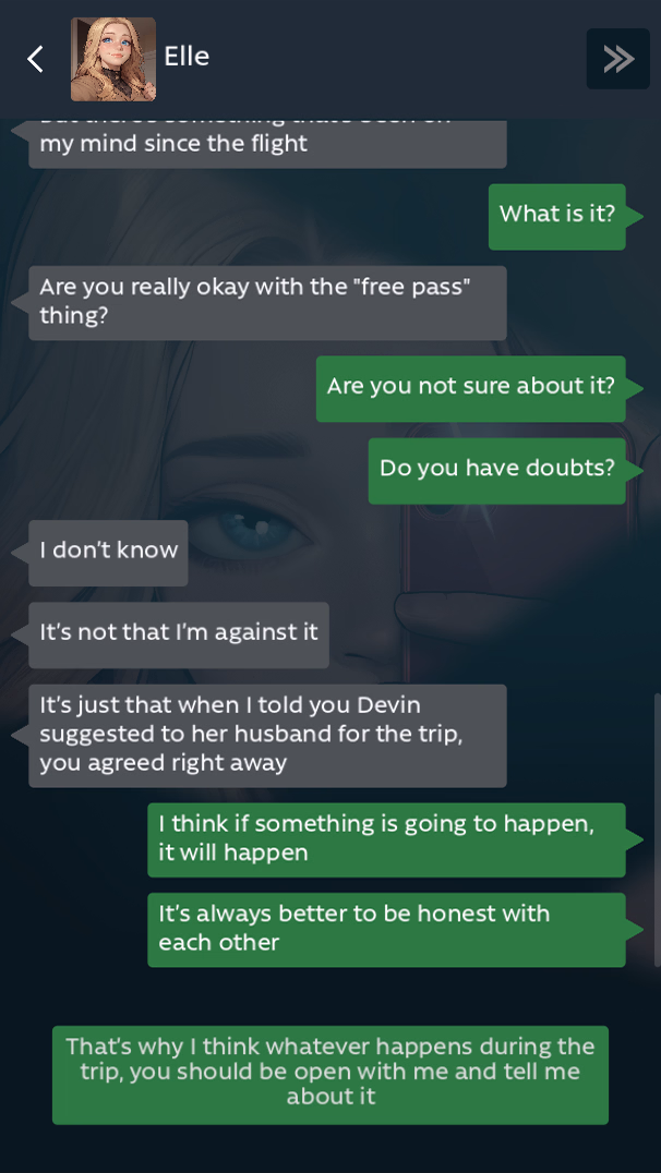 Godot NTR Chat: My Girlfriend's Travel [v0.20] [KusoBin]