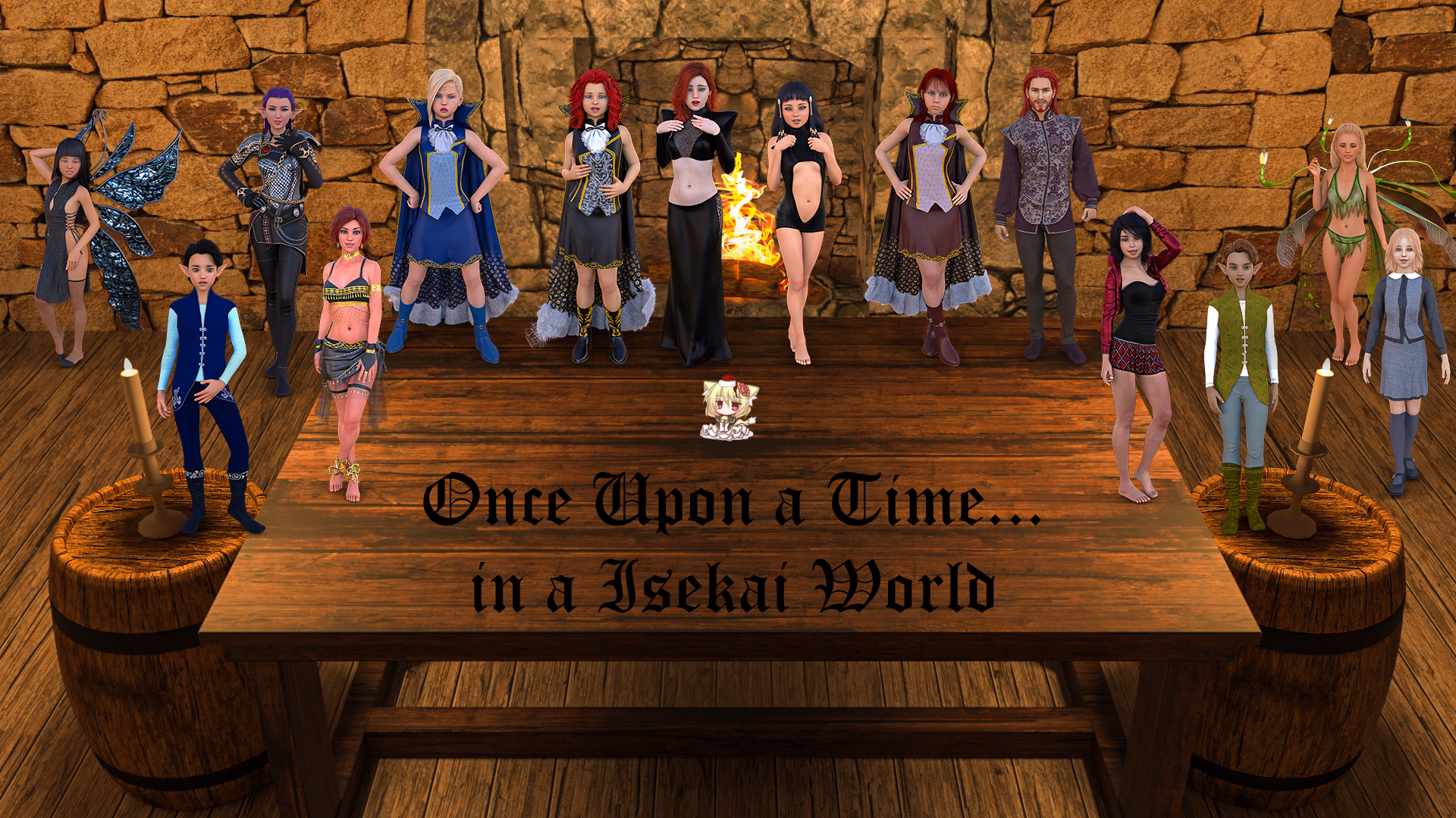 VN Ren'Py Once Upon a Time - In a Isekai World [v0.3] [NekoFairys/Kuro-Neko] download