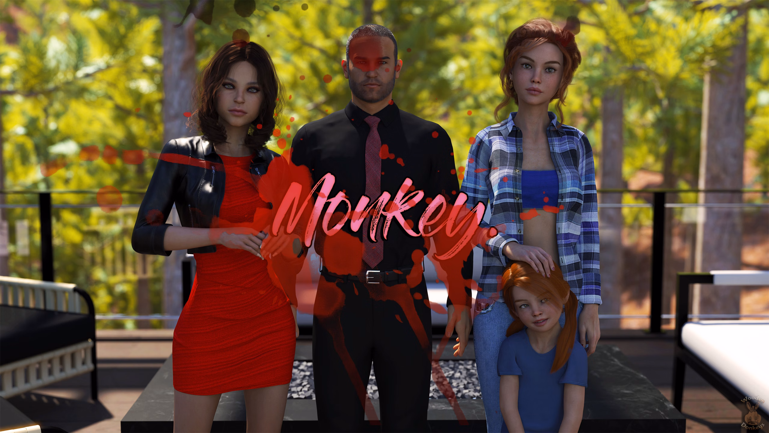 VN Ren'Py Abandoned Monkey [Demo] [Wooden Donkeys] download
