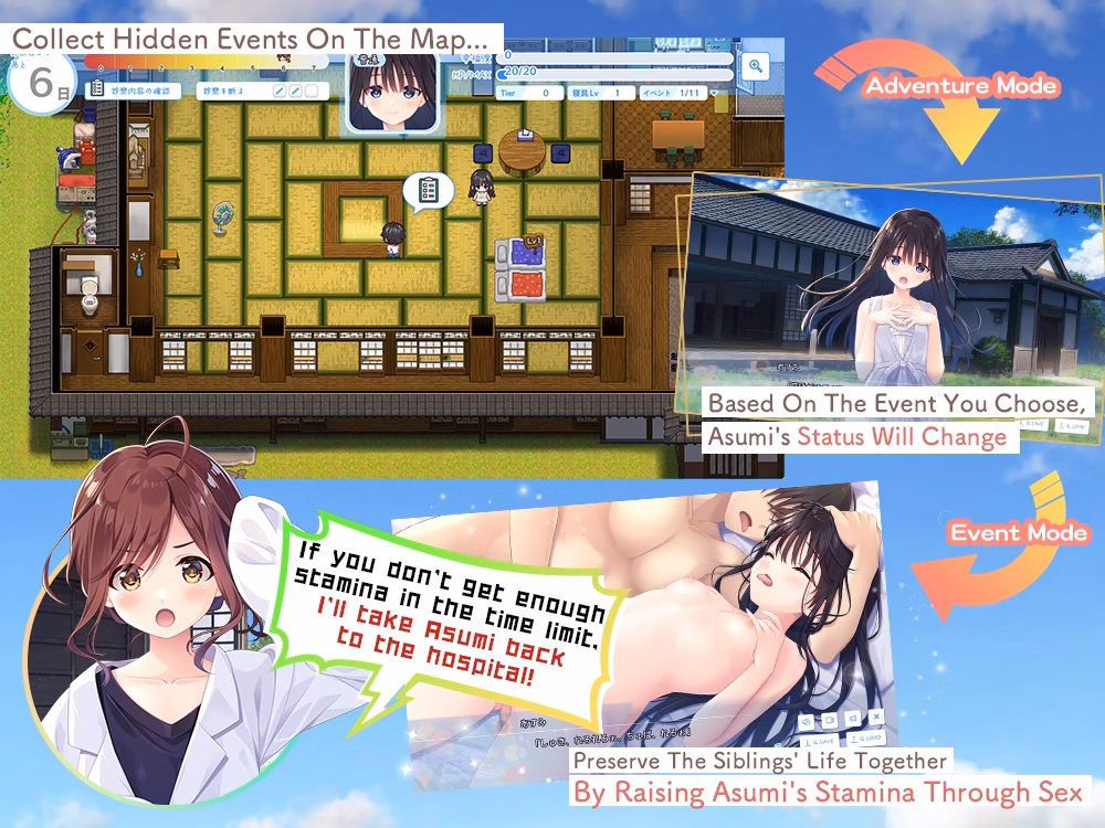 VN Others Completed A Sex-obsessed Brother in the Country, and his Traditional, Sickly Sister [v1.02] [Sister Position]