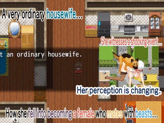 RPGM Completed A married woman has lewd sex with animals in a barn [v1.0] [Genbu-dou]