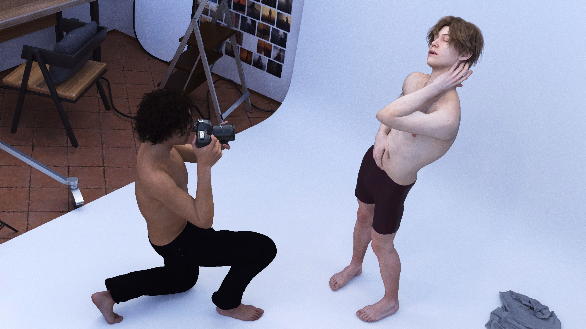 VN Ren'Py Completed Model for a Day [v1.0] [FauxNectar]
