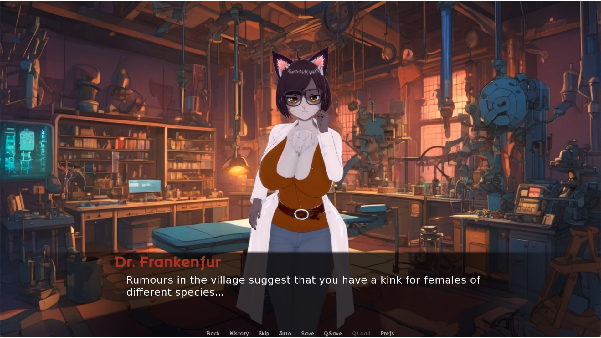 VN Ren'Py Abandoned FrankenFur [v0.1.1] [PorkyPy]