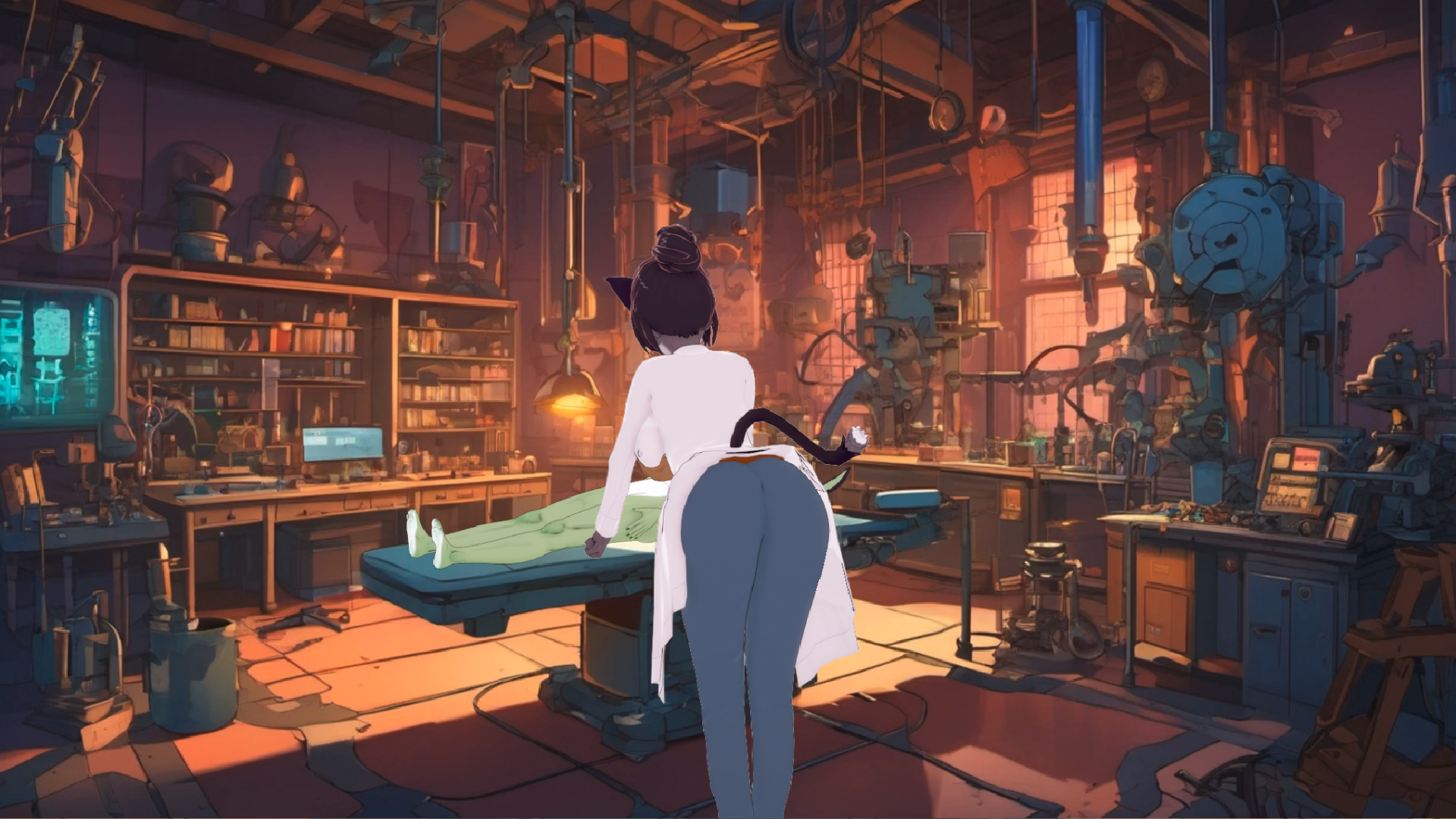 VN Ren'Py Abandoned FrankenFur [v0.1.1] [PorkyPy]