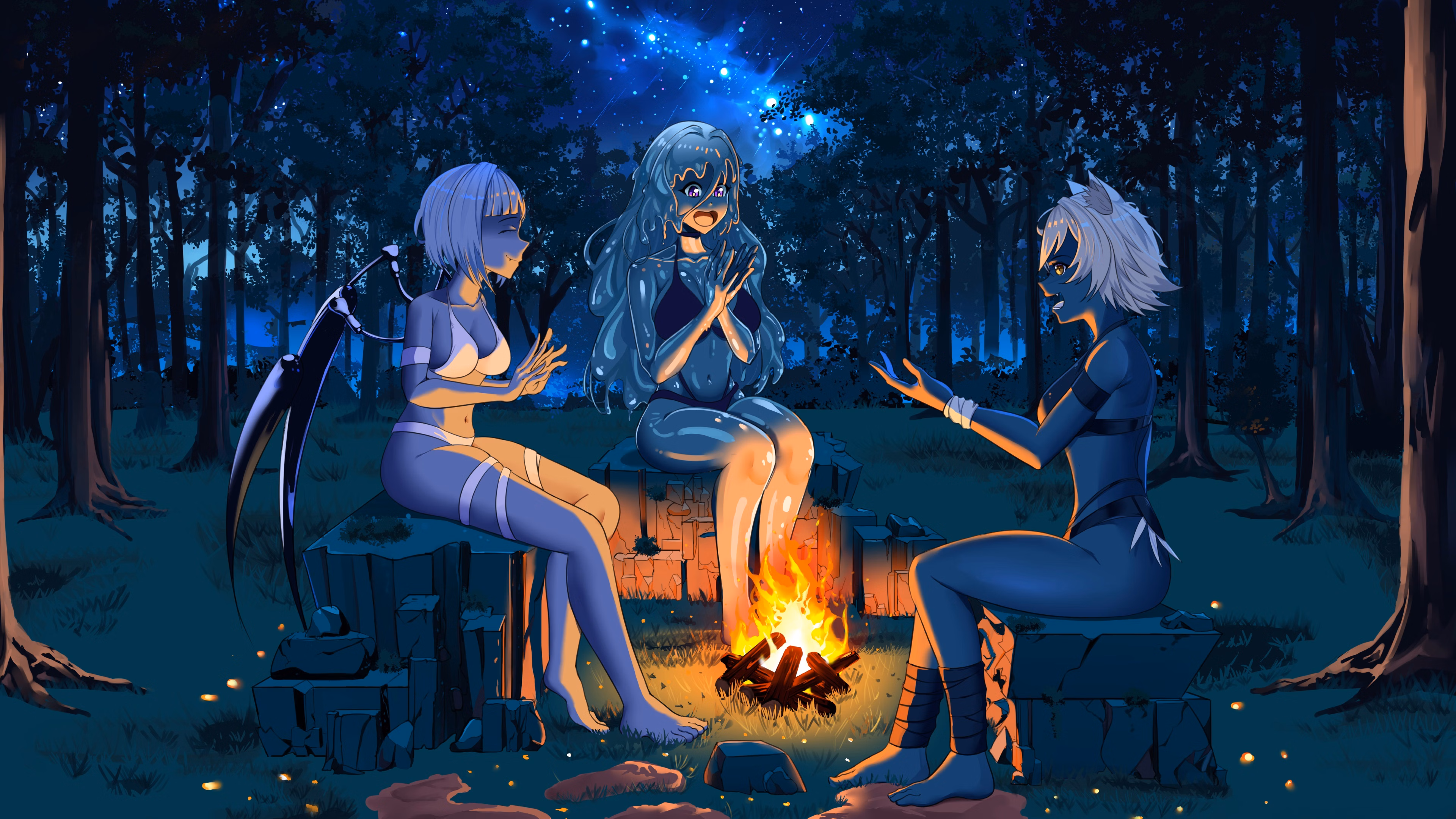 Unity Tropical Monster Girls [v1.6] [Sweet Cakes Games]