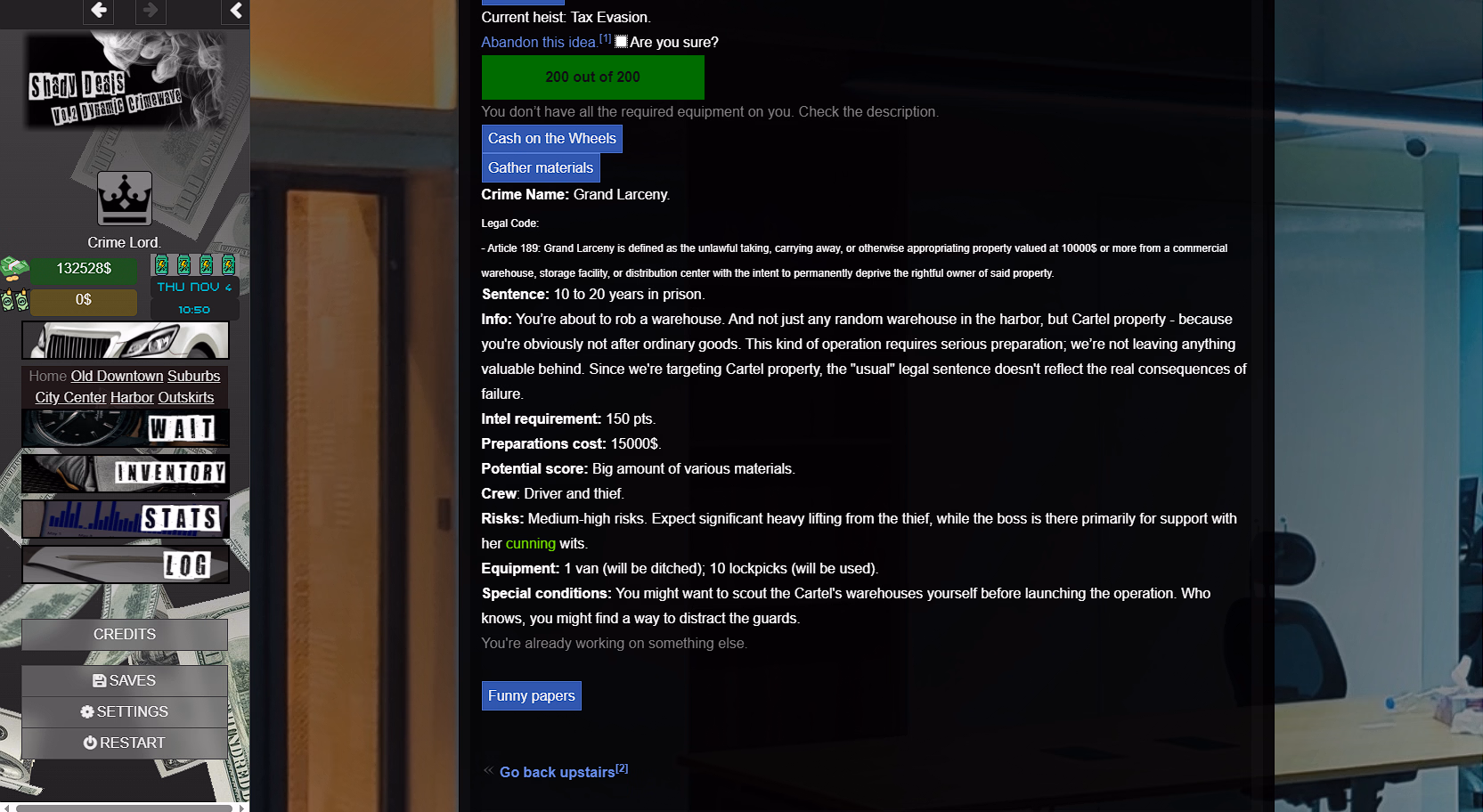 HTML Shady Deals [v0.22] [Kroo]