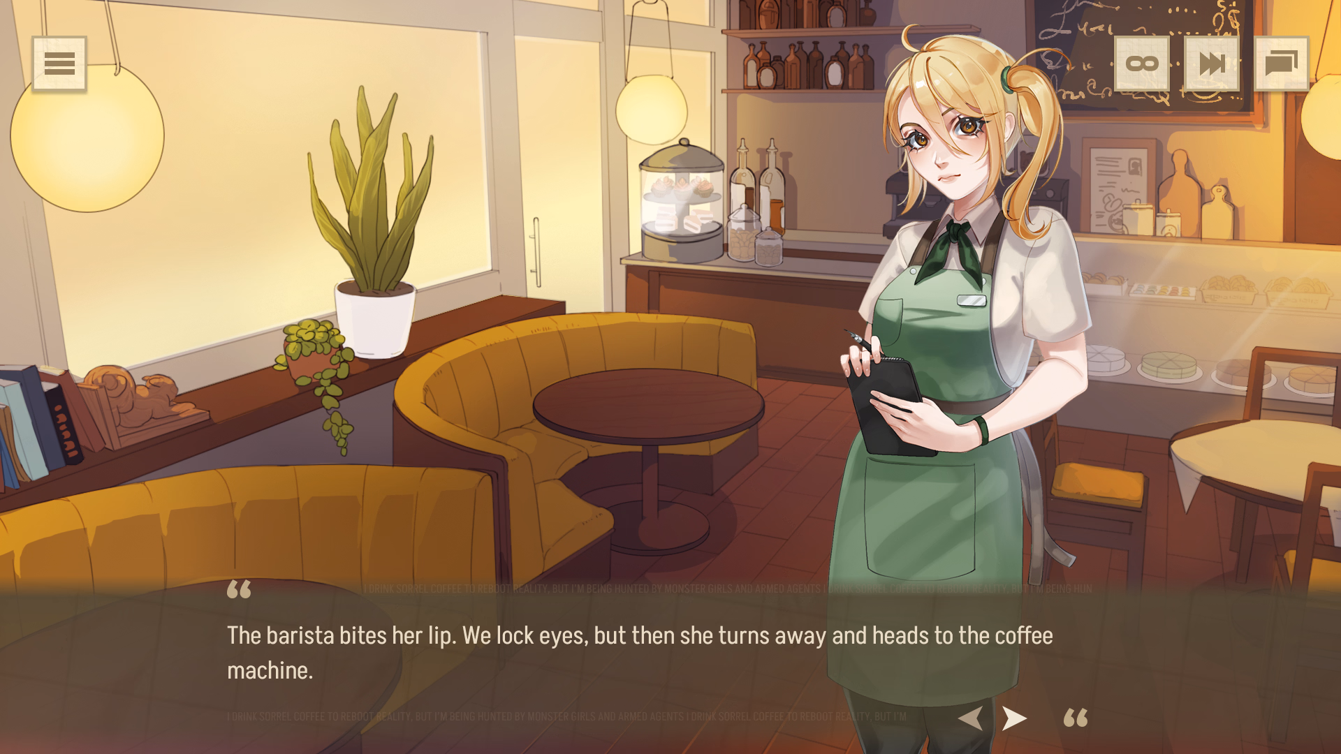 VN Ren'Py Completed I Drink Sorrel Coffee to Reboot Reality, but I'm Being Hunted by Monster Girls and Armed Agents [v1.0] [ST Sinovar/TOPHOUSE]