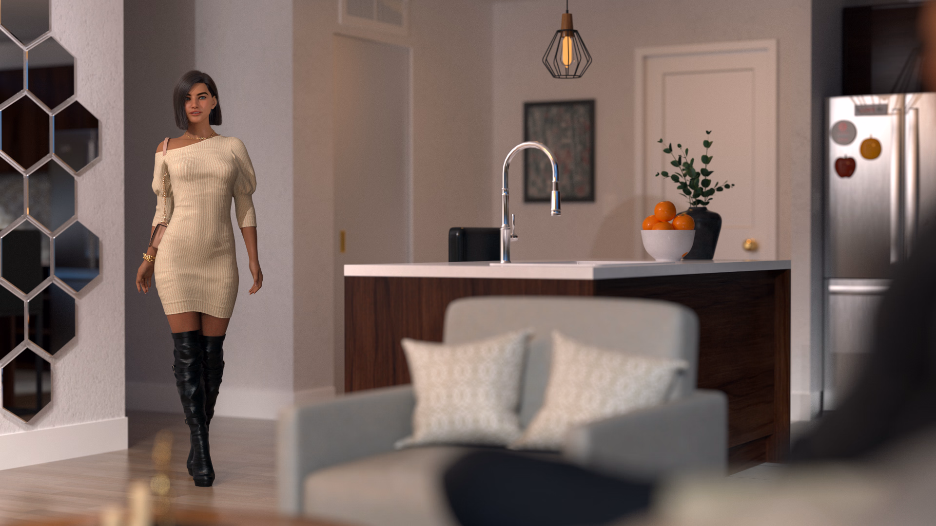 VN Ren'Py Abandoned The Harem Garage [v0.18] [CyberTurul]