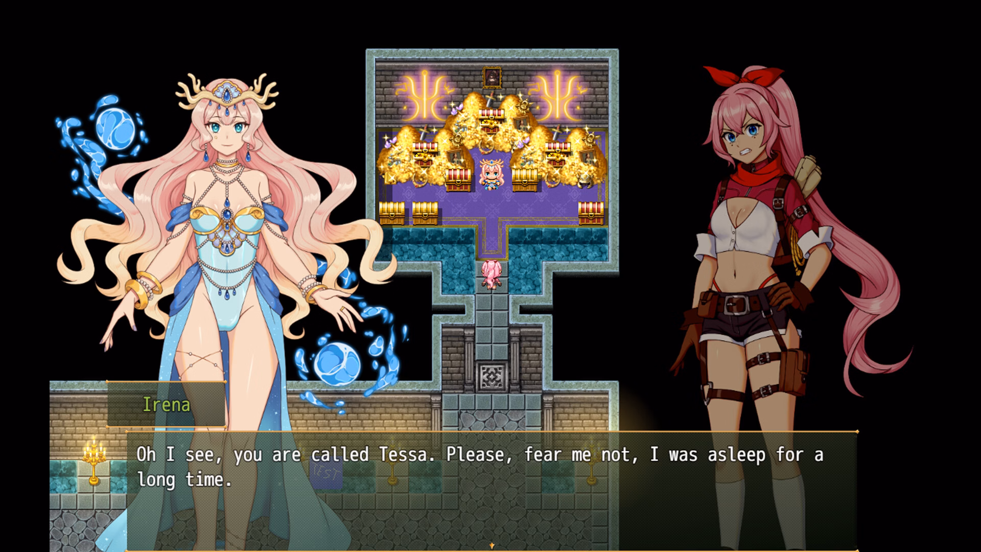 RPGM Tessa's Treasures- treasure hunters are closer to goddesses [Demo] [Hentai Room]