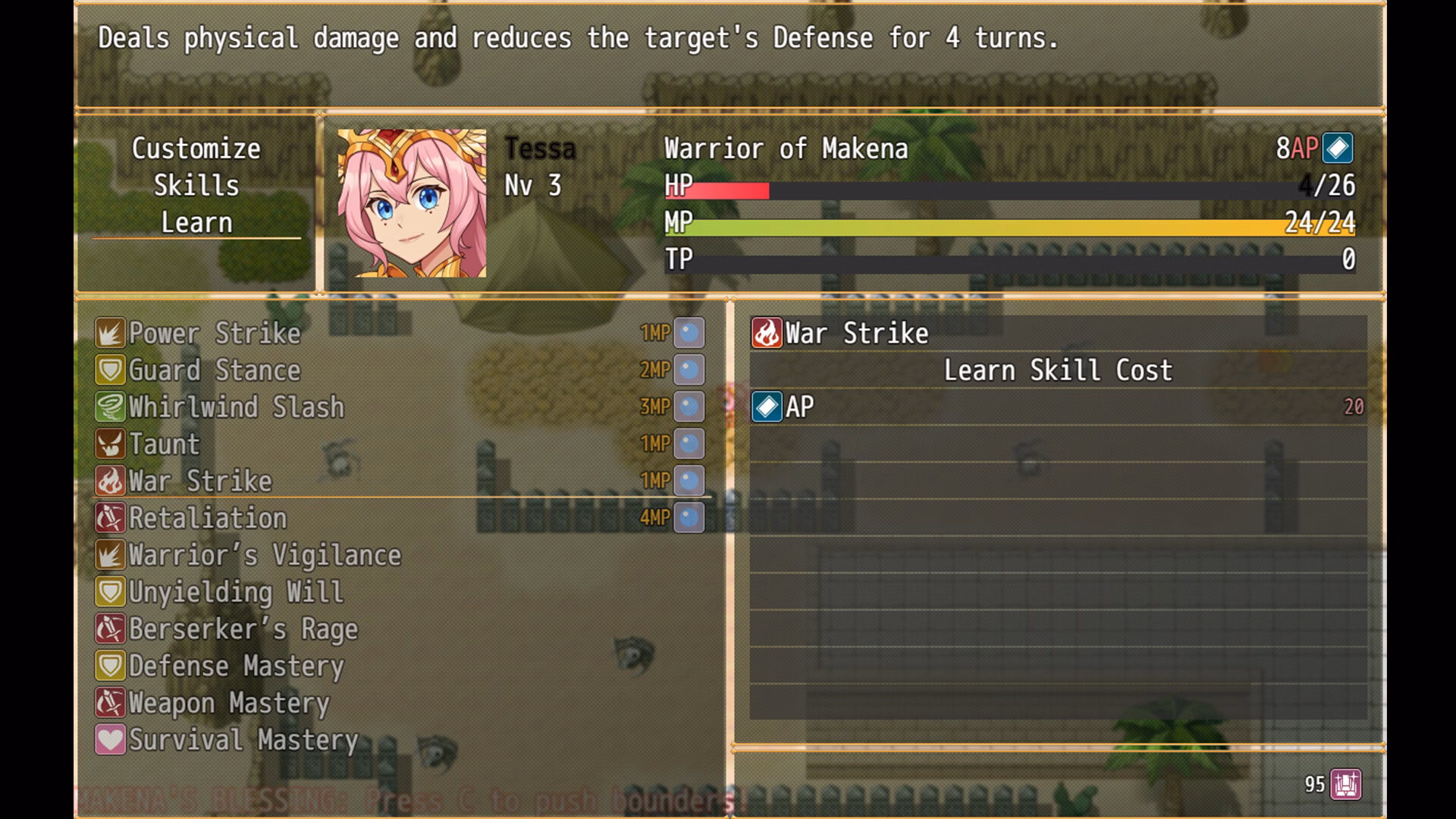 RPGM Tessa's Treasures- treasure hunters are closer to goddesses [Demo] [Hentai Room]