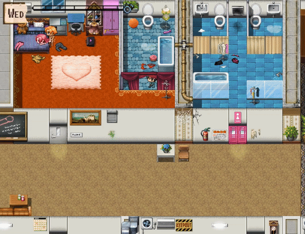 RPGM Dorm Janitor's Revenge [v1.0 Demo] [Rated Sim]
