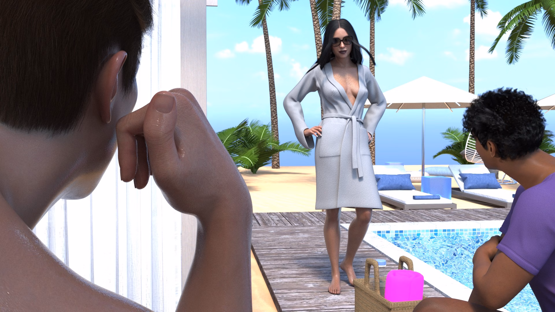 VN Ren'Py Completed Holiday for Four [Part 2.1] [The Amorous Antechinus]