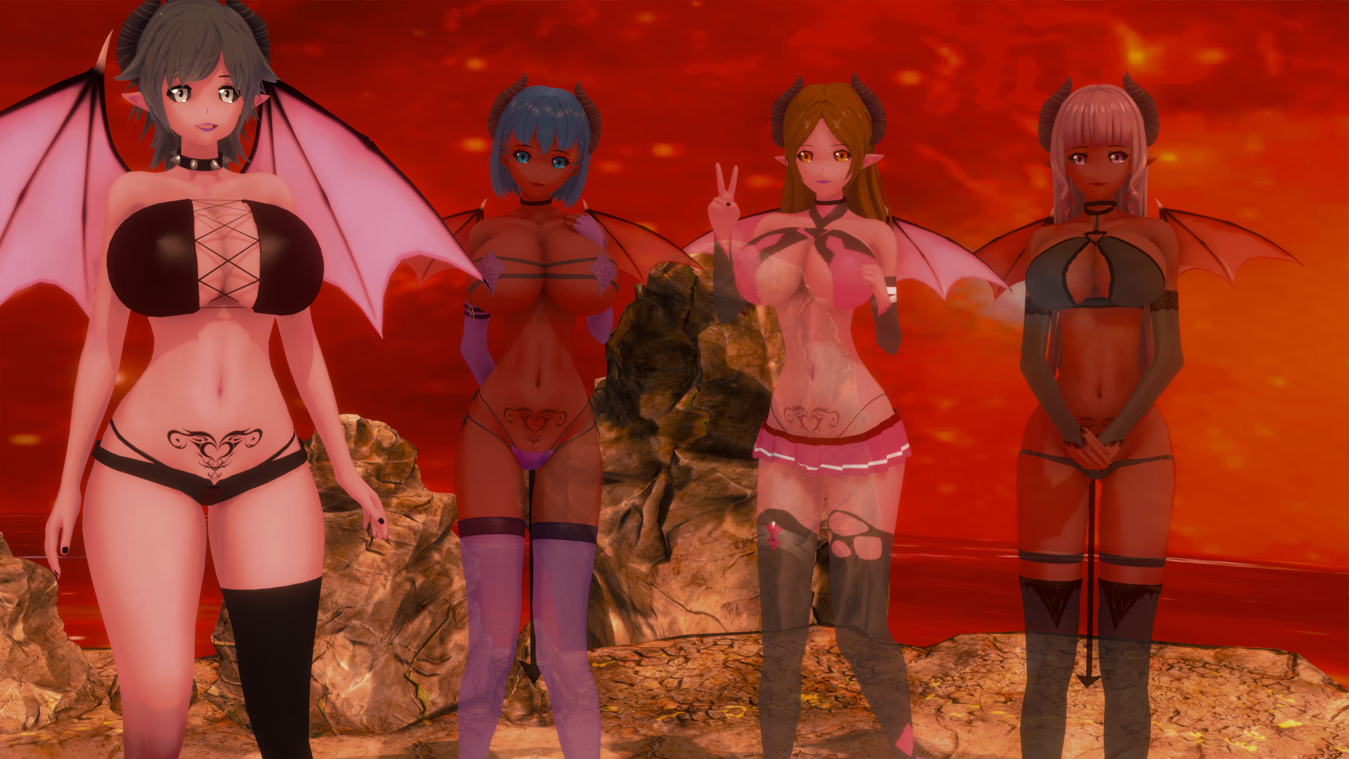 VN Ren'Py Abandoned My Life With 4 Succubus [v0.100-b] [AbrokenA]