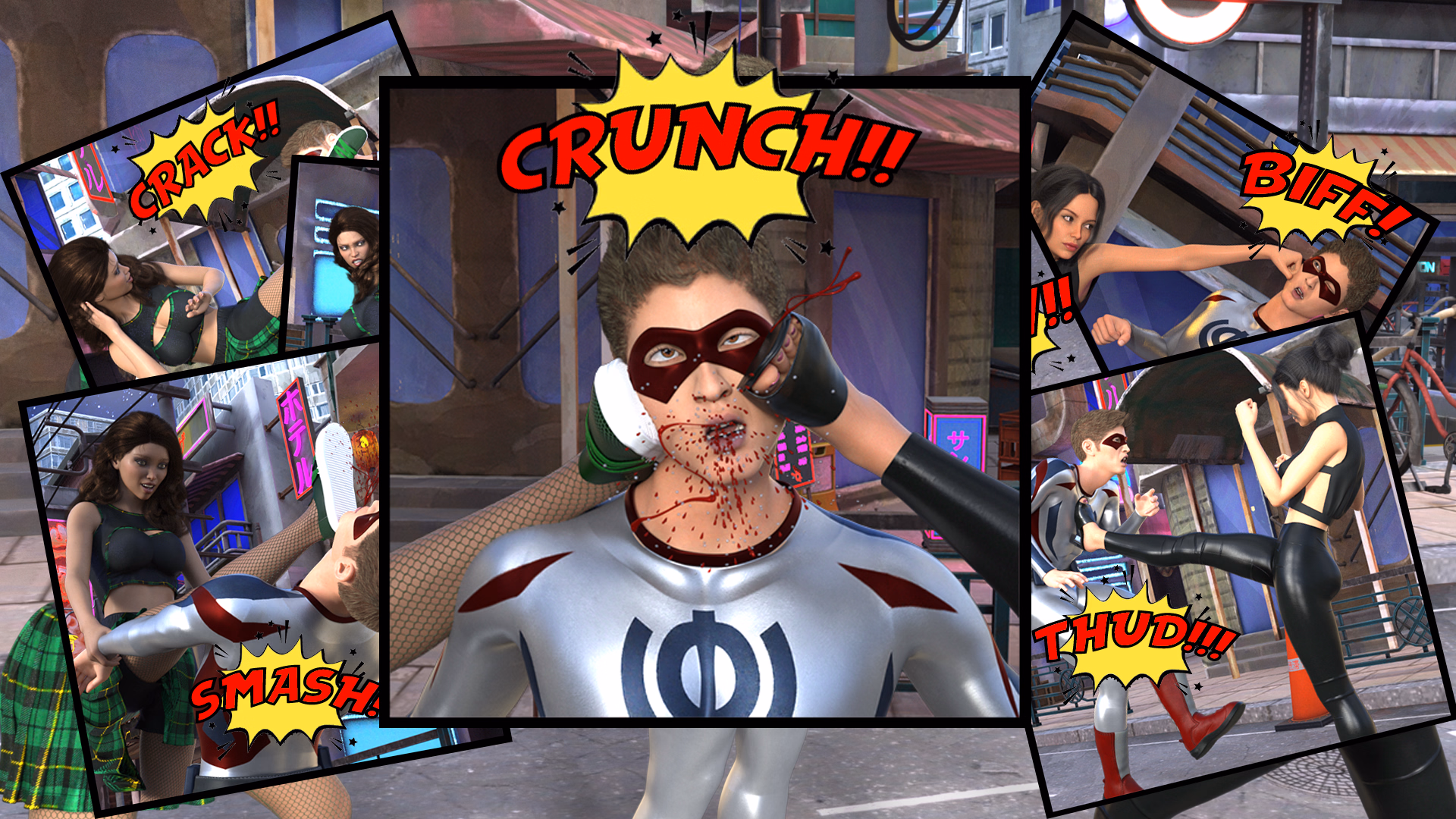 RPGM City of Broken Dreams: A Femdom Superhero Game [v0.192] [BrokenDreams]