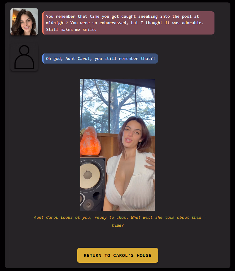 HTML A Weekend with Aunt Carol [v0.4] [ChromaK]