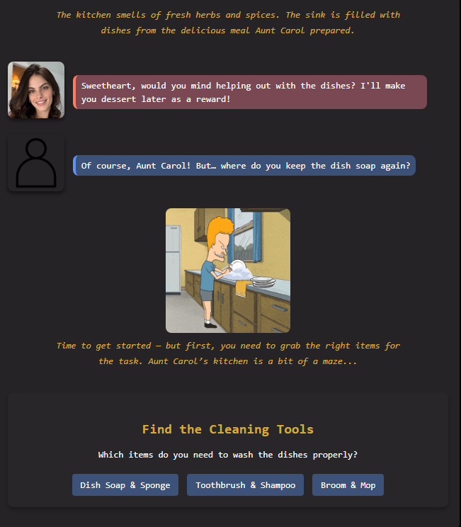 HTML A Weekend with Aunt Carol [v0.4] [ChromaK]