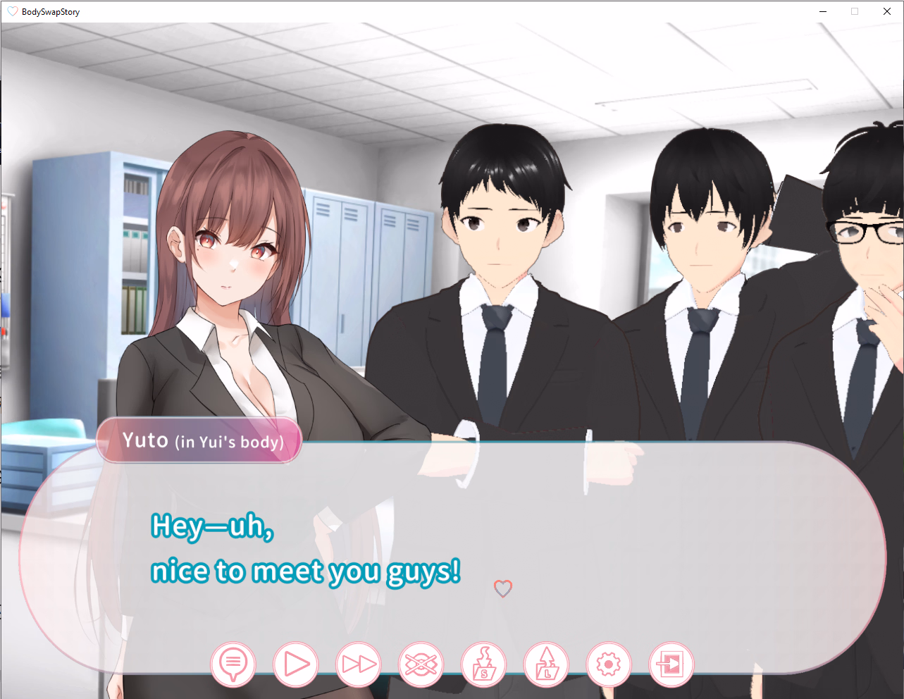 VN Unity Completed Body Swap Story -- Aunty Yui & Yuto [v1.0] [wasabipanda87]