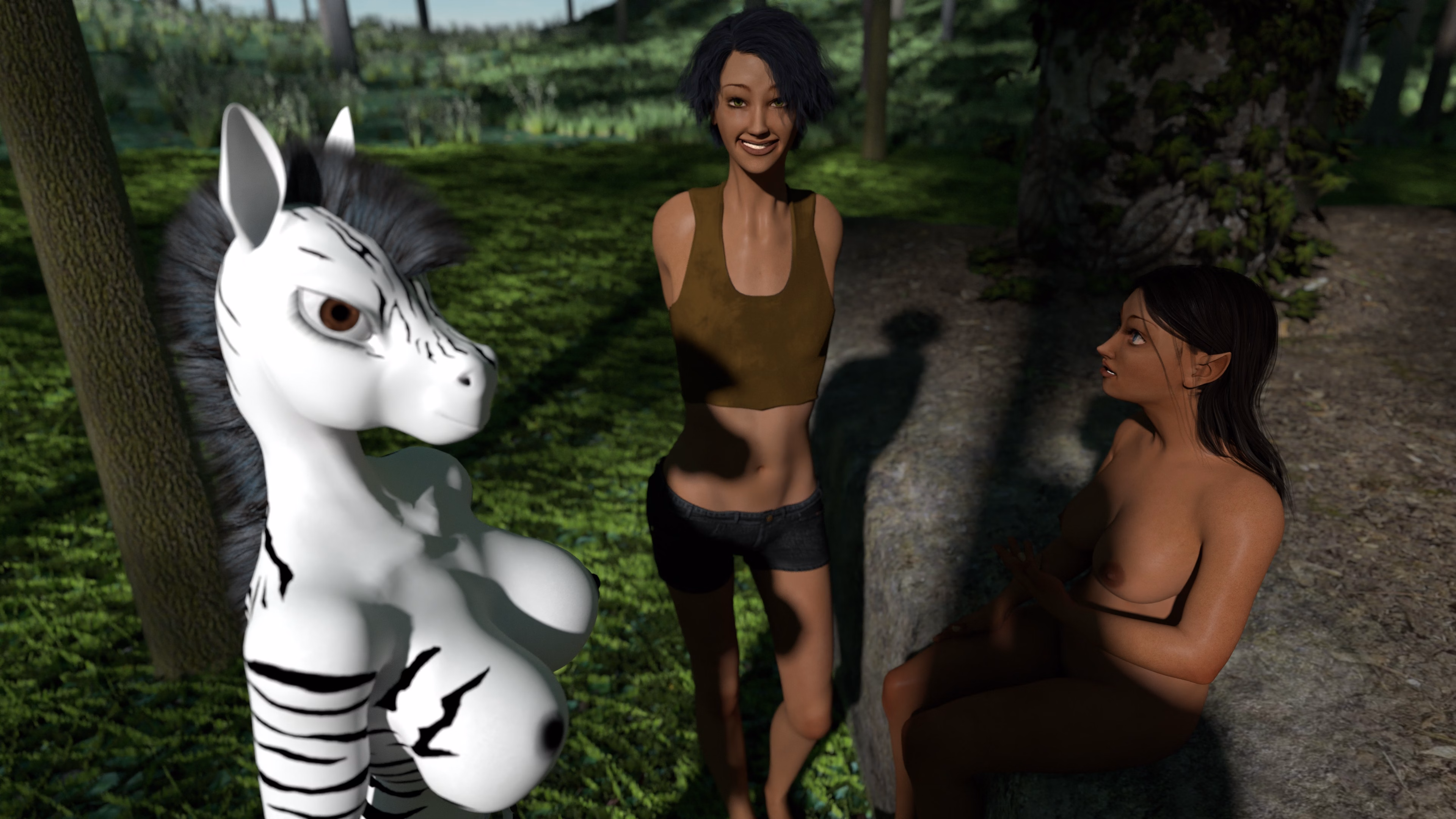 VN Ren'Py Double Goddess [Ch.1 Ep.3] [Seedy Aitch Productions]