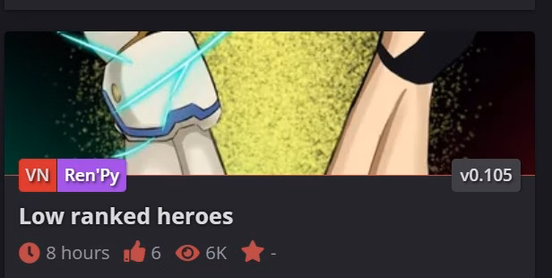 VN Ren'Py Low ranked heroes [v0.105] [Blam]