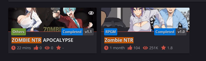 Others Completed Zombie Ntr Apocalypse [v1.1] [Raigen]