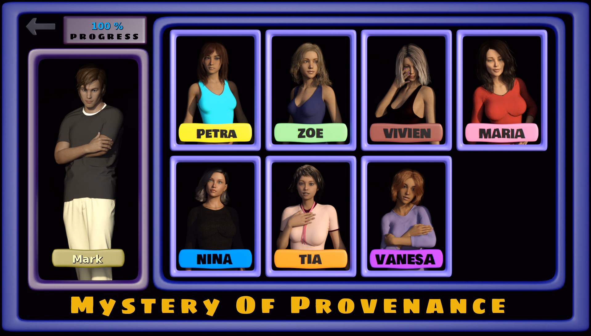 Ren'Py Mystery of Provenance [v0.1.5.b] [WID-3D]