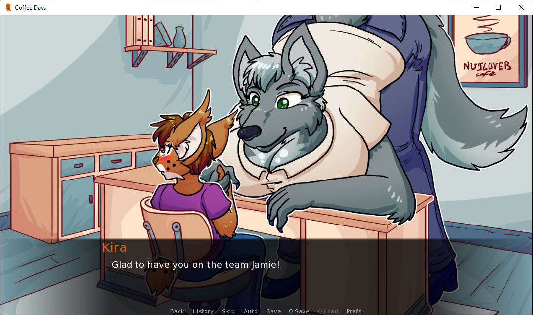 VN Ren'Py Coffee Days [Beta v1.10.0] [SpaceRychen]