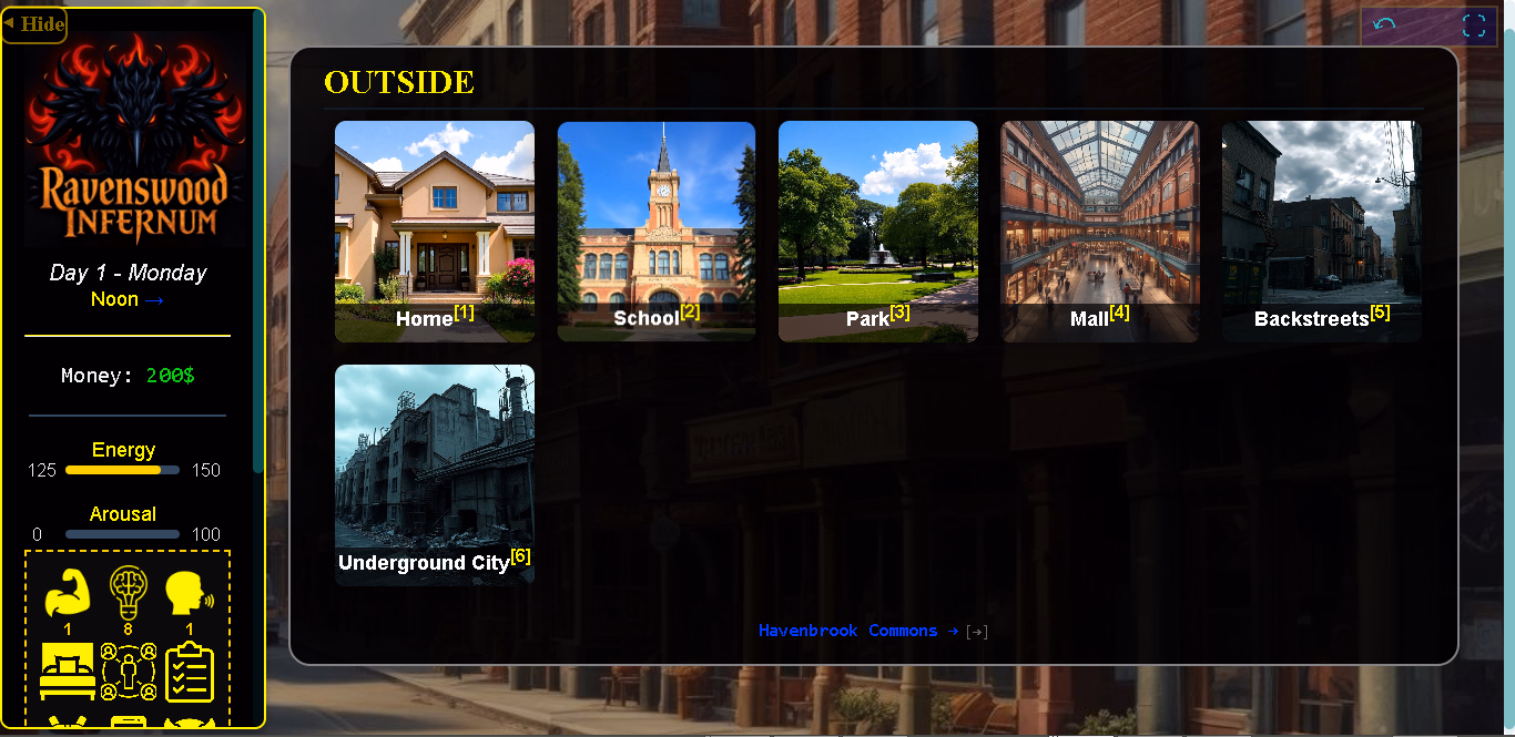 HTML Ravenswood Infernum [v0.25] [MrDummer]