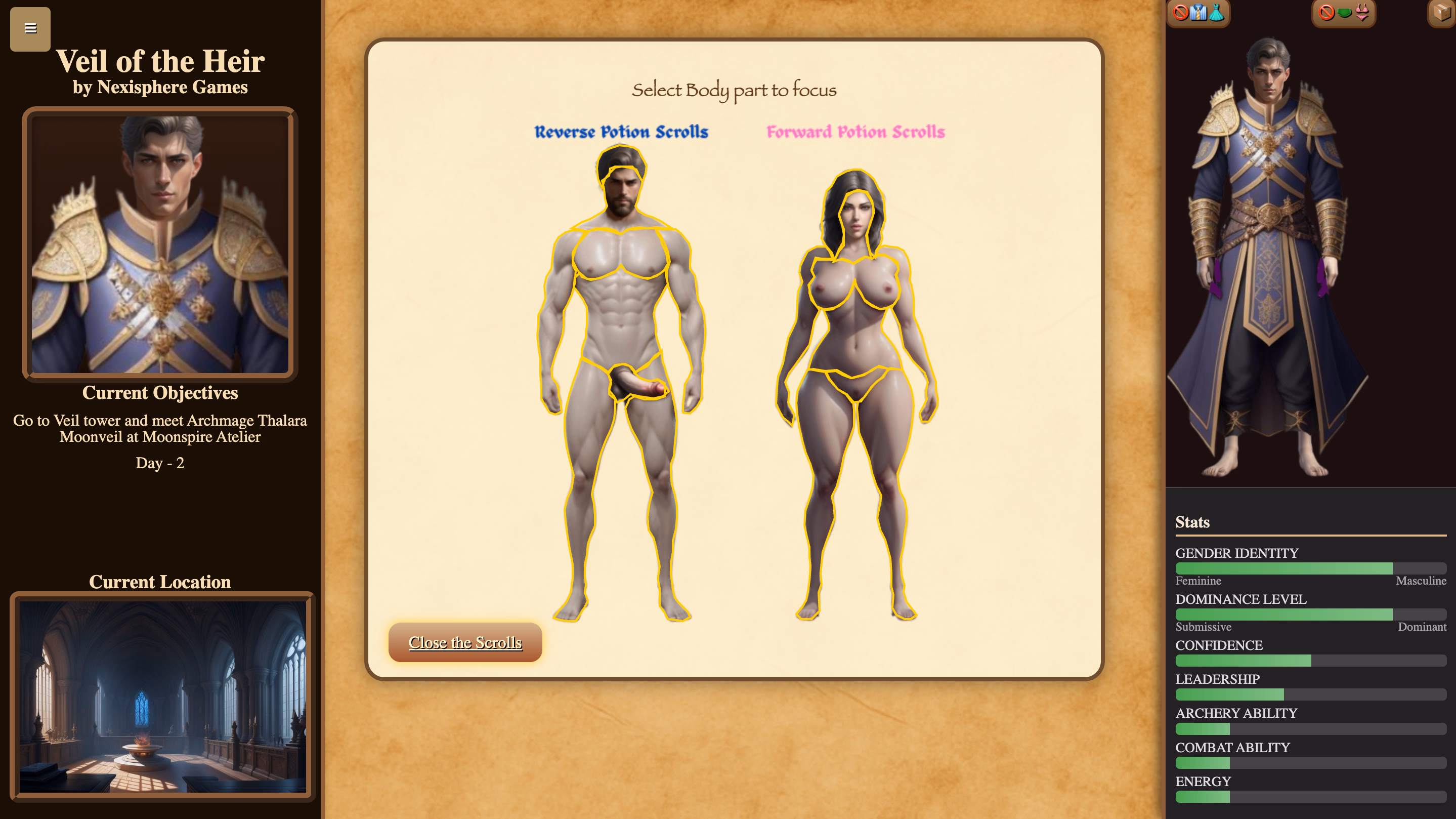 HTML Veil of the Heir [v0.0.15] [Nexisphere]