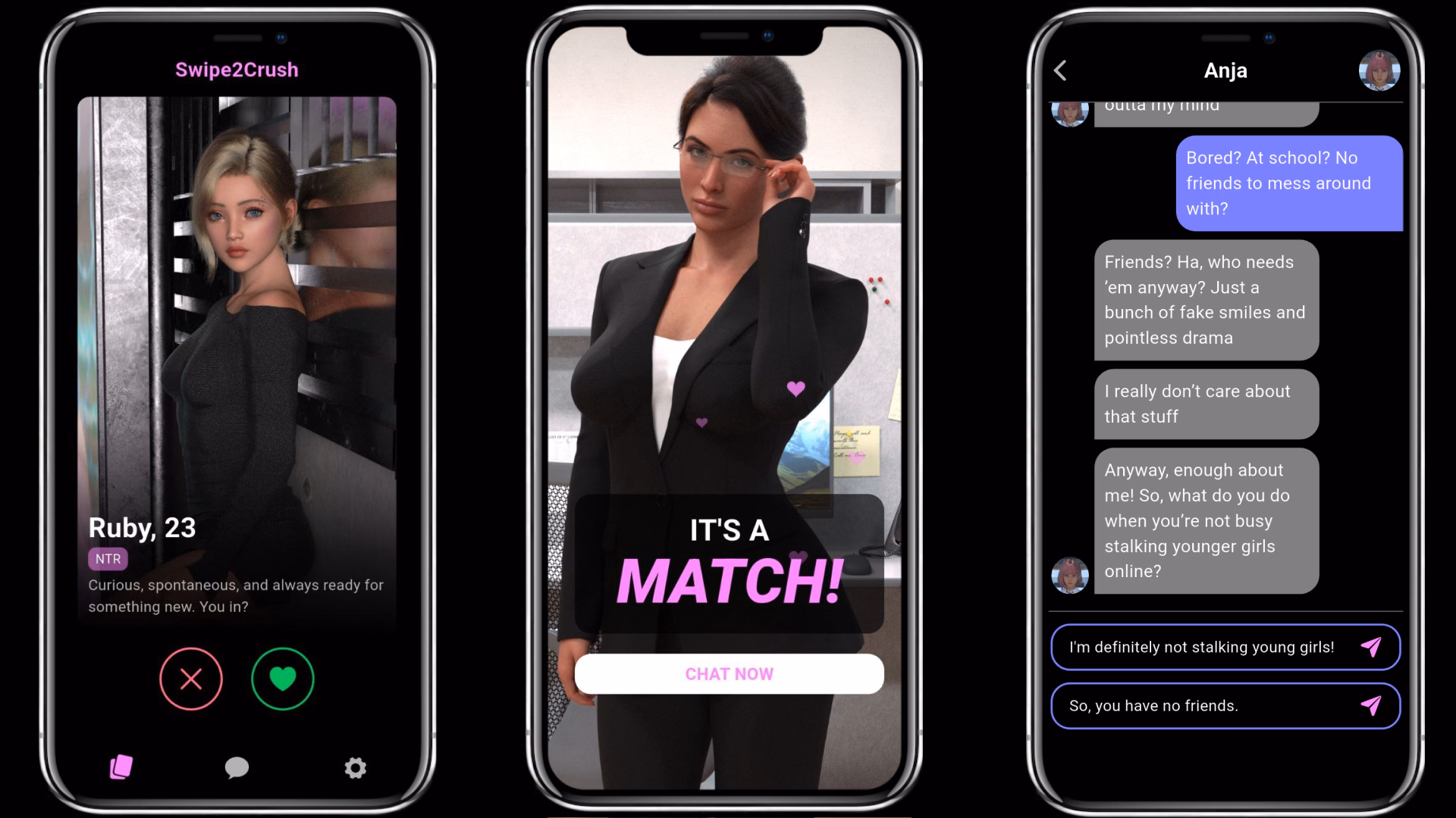 Others Swipe2Crush [v0.0.8] [Narrative Nomads]