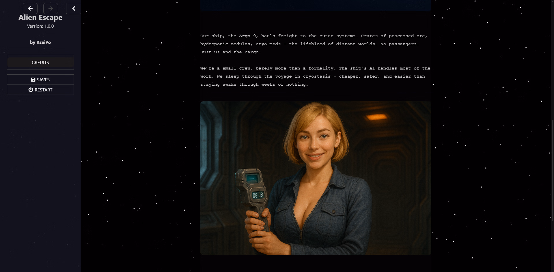 HTML Completed Alien Escape [v1.0.0] [KseiPo]
