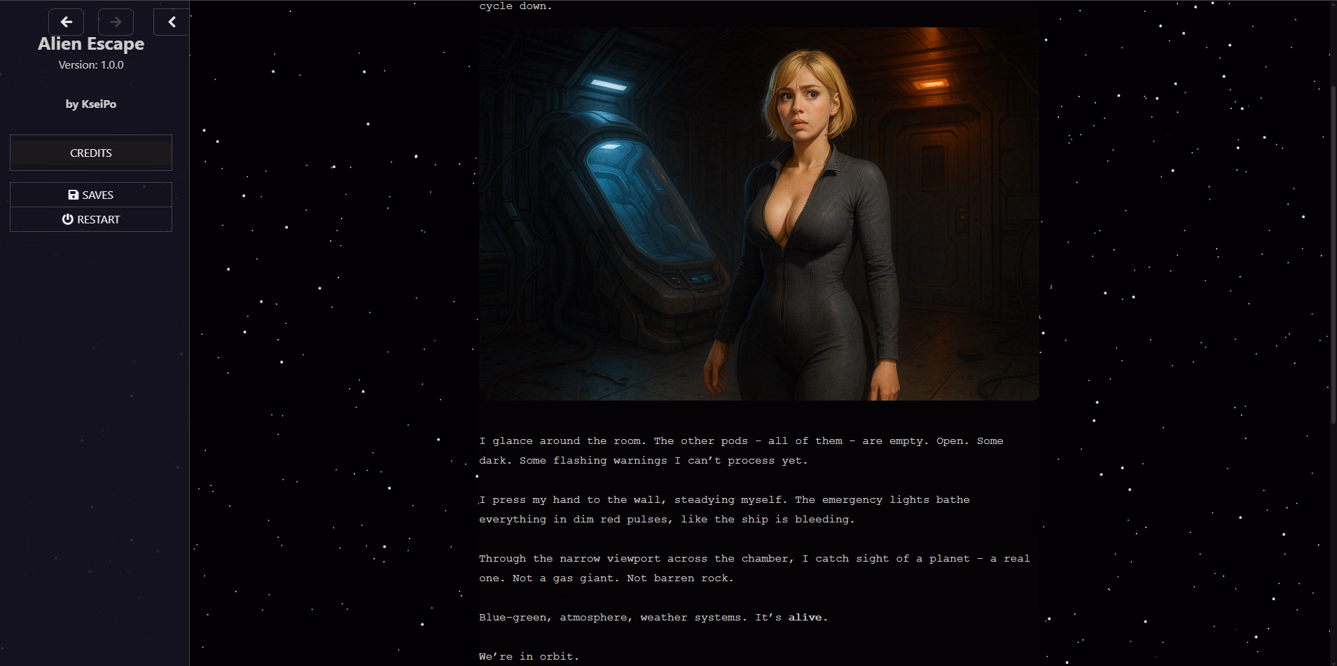 HTML Completed Alien Escape [v1.0.0] [KseiPo]