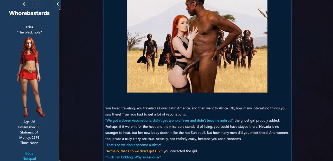 HTML Abandoned Whorebastards [v0.55] [Blood-Red Circus/wwall]