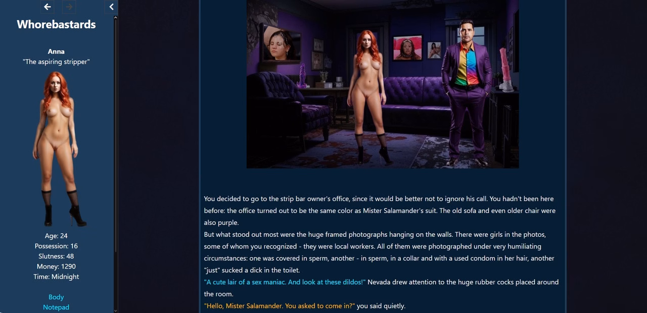 HTML Abandoned Whorebastards [v0.55] [Blood-Red Circus/wwall]